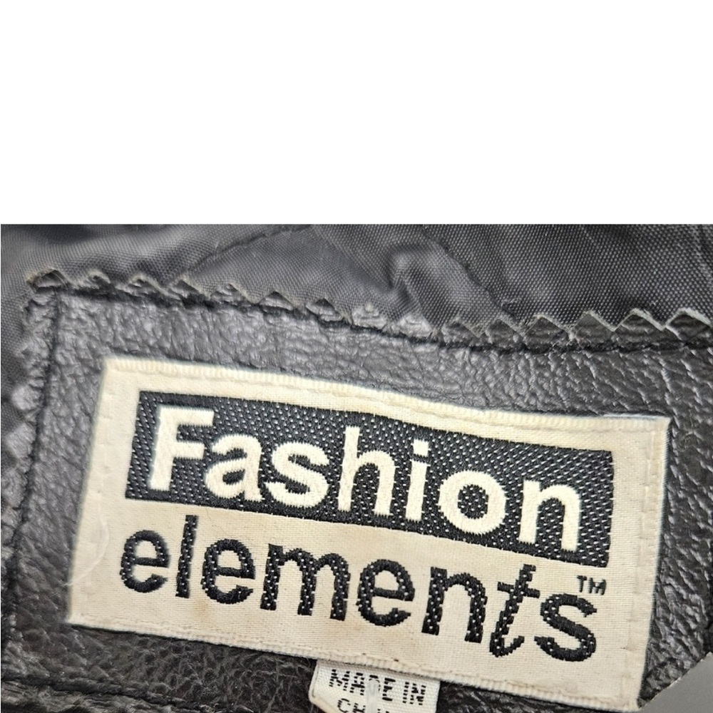 Classic Black Leather Jacket - Picture 6 of 7
